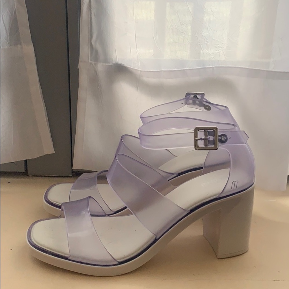 NEVER WORN Melissa Jelly Heels - Picture 3 of 4